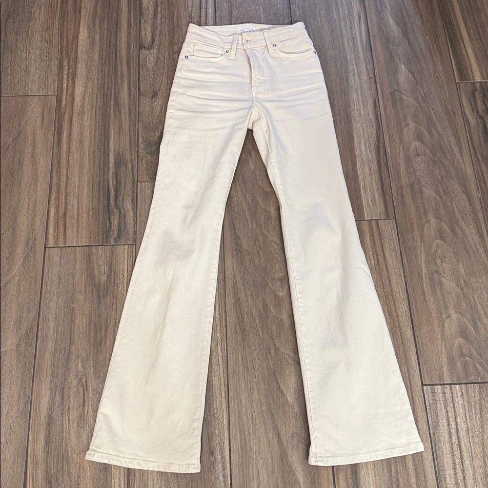 Good American Off-White Denim Pants